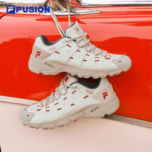 马上起飞 |Como X FILA FUSION斐乐新年红色情侣运动鞋男鞋女鞋子