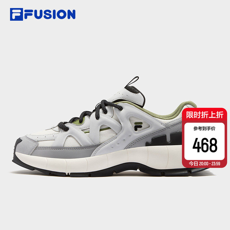 章昊同款丨FILA FUSION斐乐潮牌蚯蚓鞋男鞋运动鞋女鞋新款