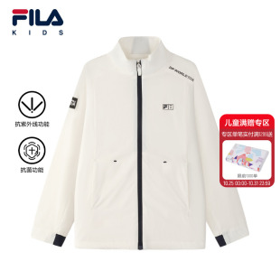 新款 男大童外套2025冬季 儿童防晒抗菌运动上衣 KIDS斐乐童装 FILA