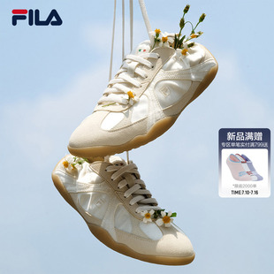 舞纱鞋|韩素希FILA斐乐运动千金风芭蕾鞋女鞋新款足球风德训鞋