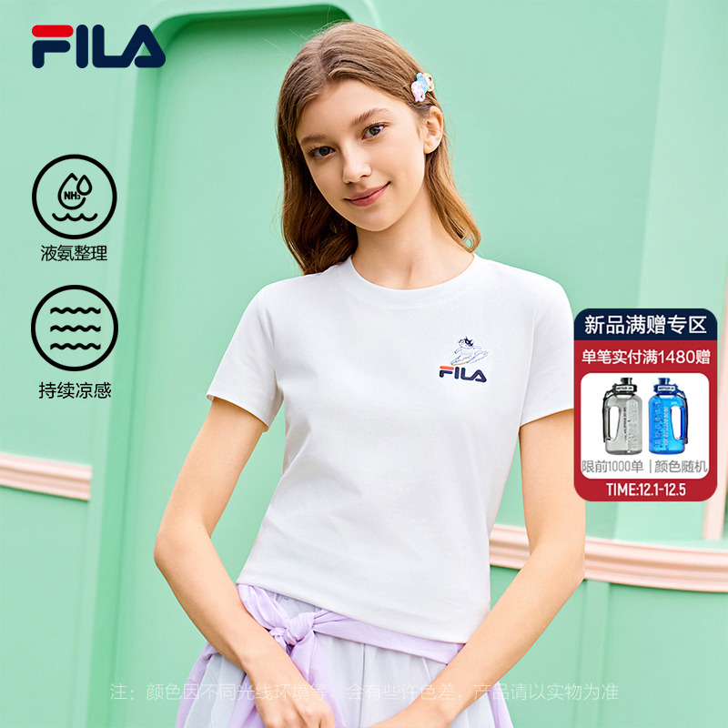 FILA斐乐女子休闲短袖T