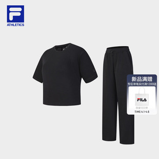 新款 休闲户外跑步健身训练服 女2026夏季 FILA斐乐官方运动套装
