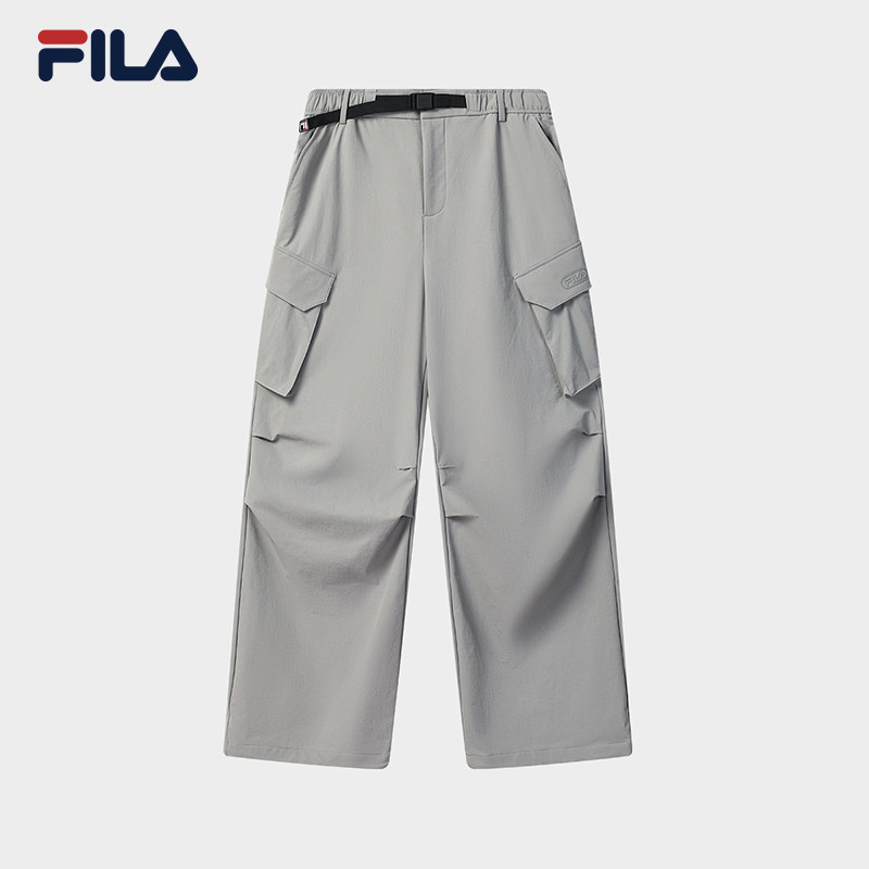 FILA 斐乐官方女士梭织长裤2025冬季新款时尚简约休闲舒适工