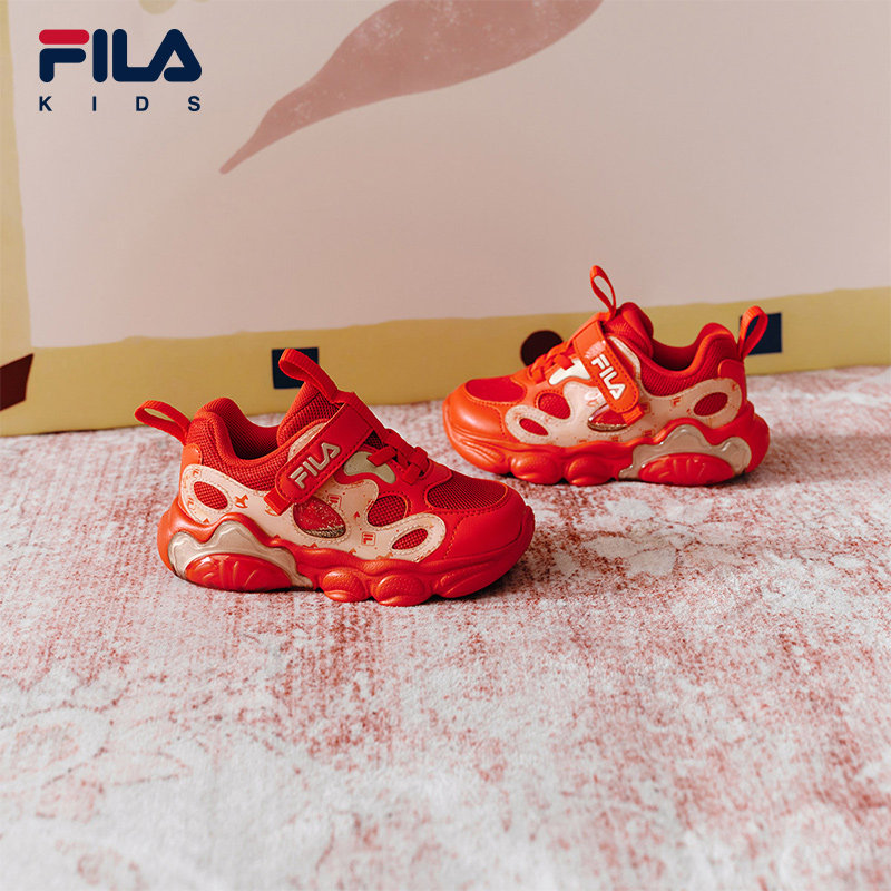 FILA KIDS斐乐童鞋儿童闪灯鞋2026春季新款男女婴幼童魔术贴鞋,童鞋/婴儿鞋/亲子鞋,学步鞋,淘宝优惠券,粉丝福利购,淘宝优惠卷