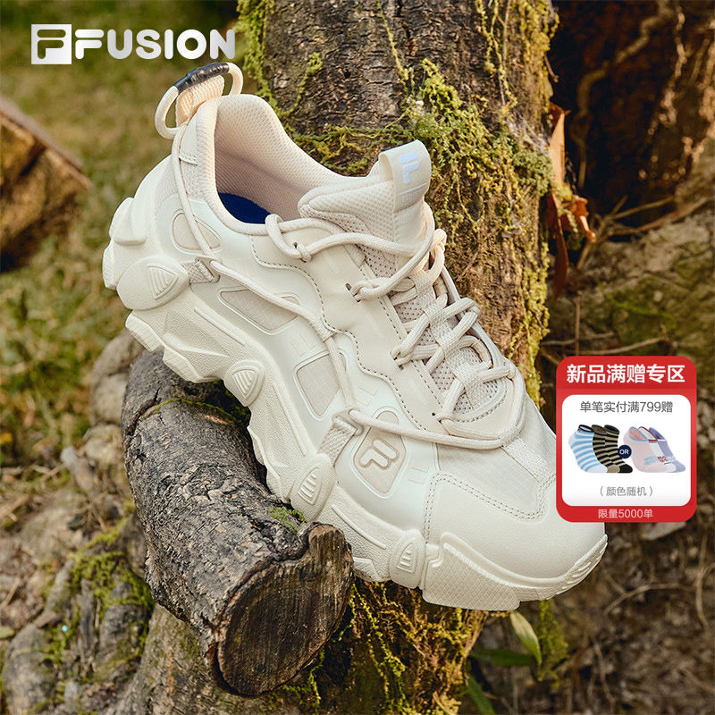 山脉鞋丨2026夏季新款 FILA FUSION斐乐潮牌女鞋登山鞋户外老爹鞋
