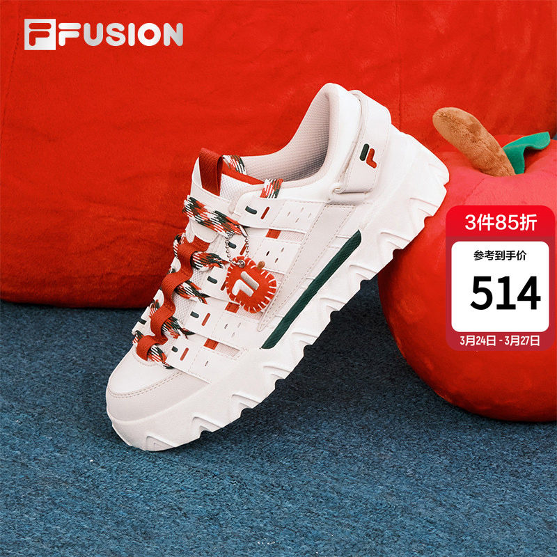 PISA 圣诞版丨FILA FUSION斐乐比萨鞋情侣板鞋新款女