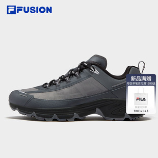 FILA Como 章昊同款 夏季 透气网纱运动鞋 登山鞋 FUSION斐乐男鞋