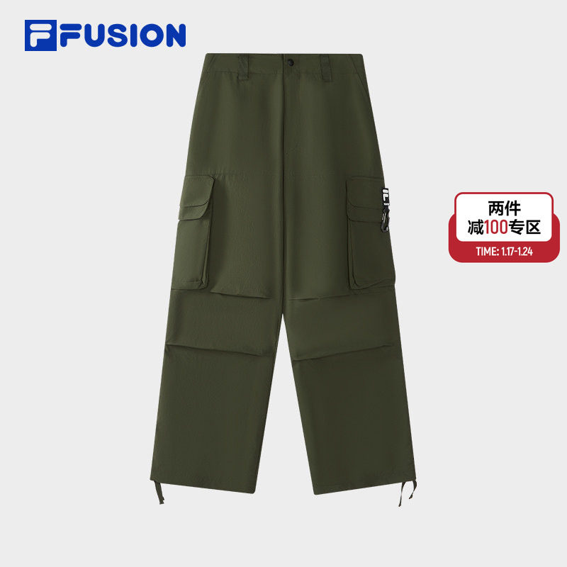 章昊同款FILA FUSION | NEMEN斐乐潮牌2025冬季新款加绒男工装裤,运动服/休闲服装,运动长裤,淘宝优惠券,粉丝福利购,淘宝优惠卷