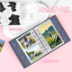 卡通硬纸板A7活页卡册一宫格两宫格手账本追星小卡照片收纳相册本