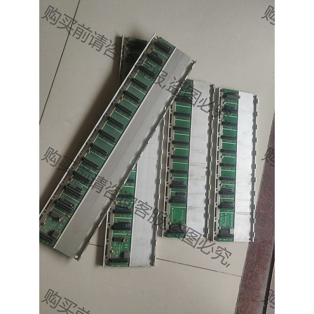 功能正常议价 YOKOGAWS横河PLC底板基板F3BU09-0N 俩片成