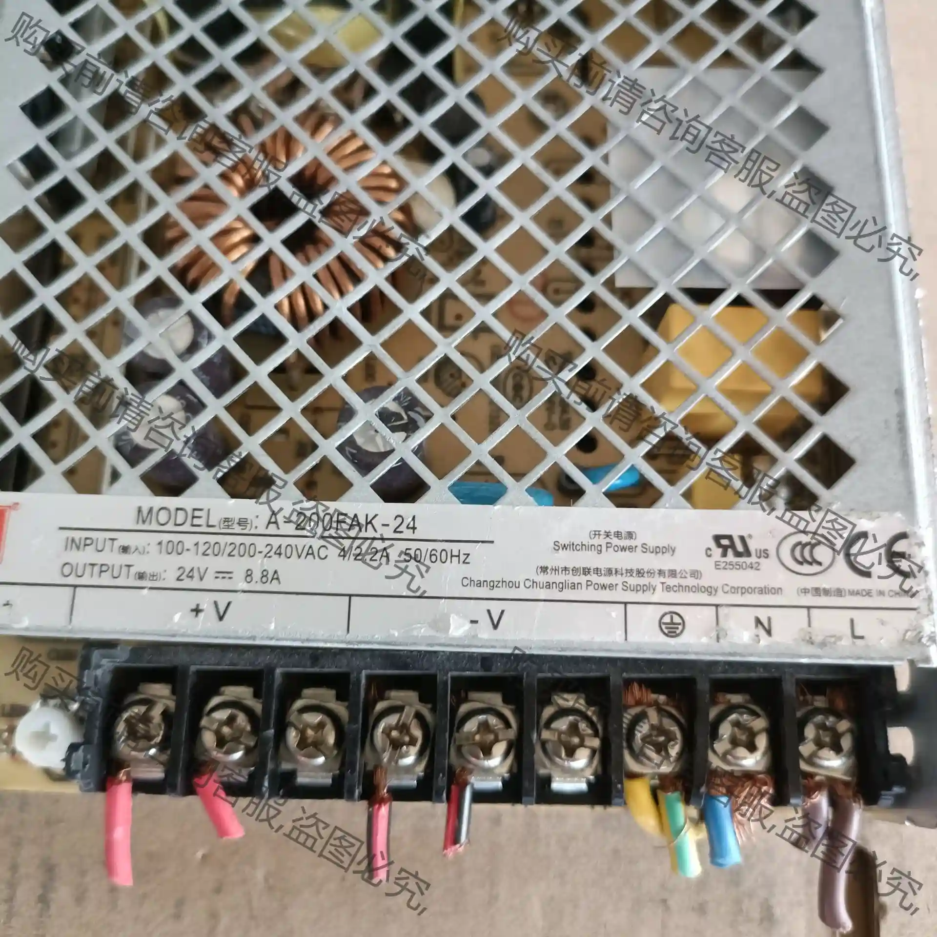 开关电源正品创联 A-200FAK-24 24V8.8A2 先议价 包上机好用