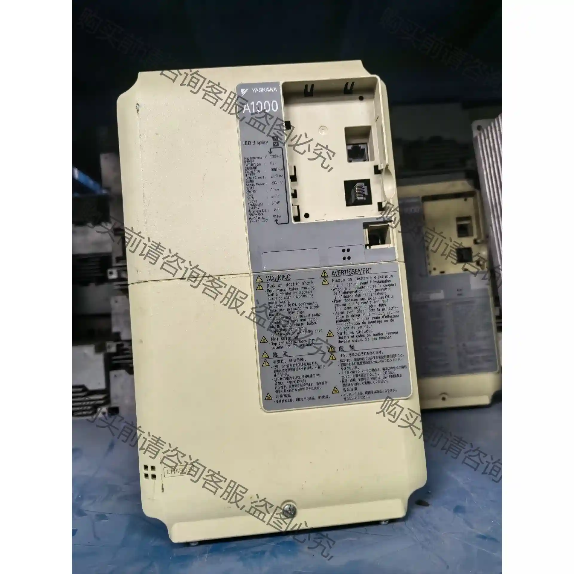 安川A1000变频器CIMR-AB4A0038FBA 15/ 先议价 包上机好用