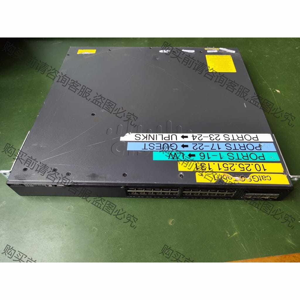 功能正常议价 WS-C3650-24PS-S二手拆机，正常妈好用。思科千兆