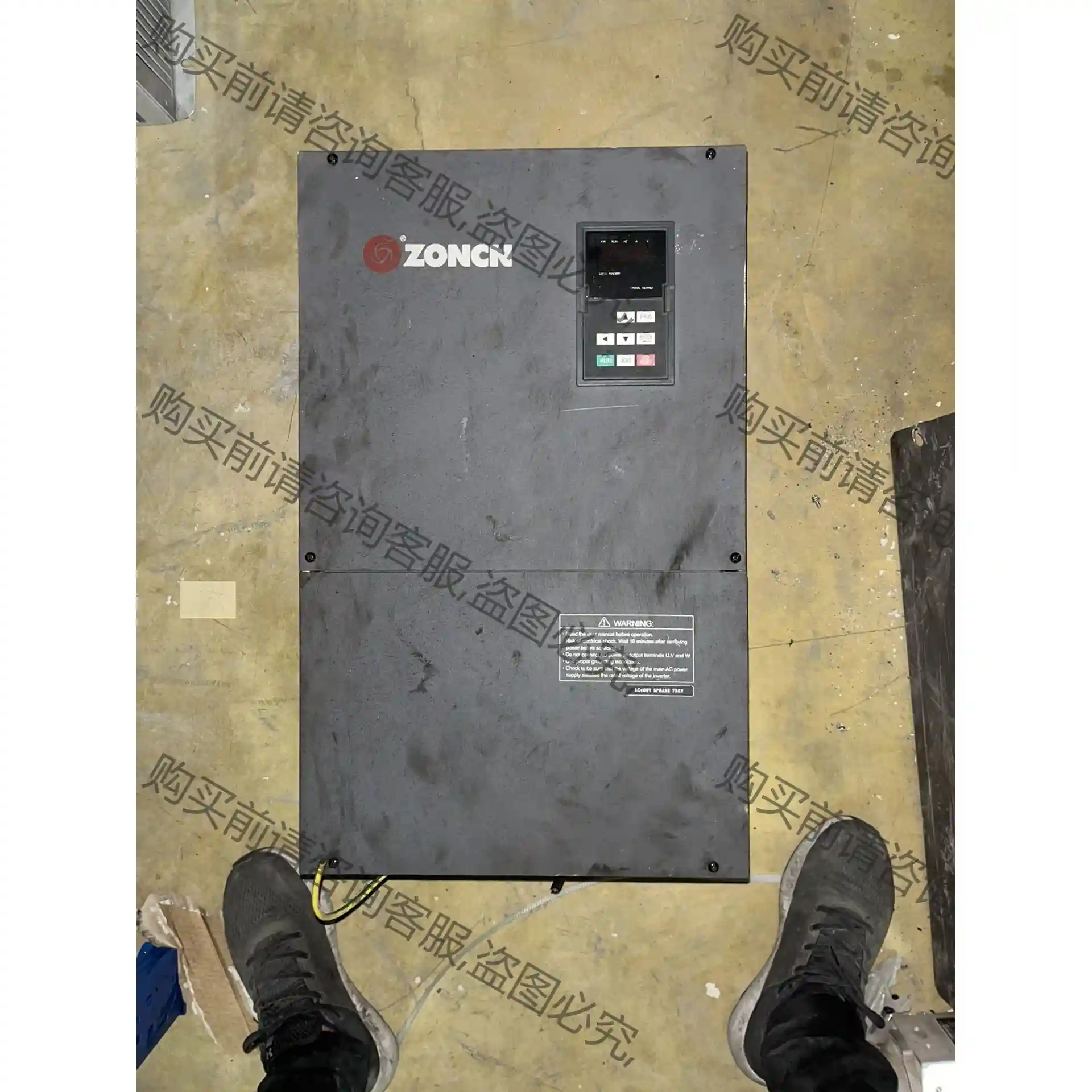 众辰变频器75kw（Z2400T-75GY）二手拆机，成色bu 先议价 包上机