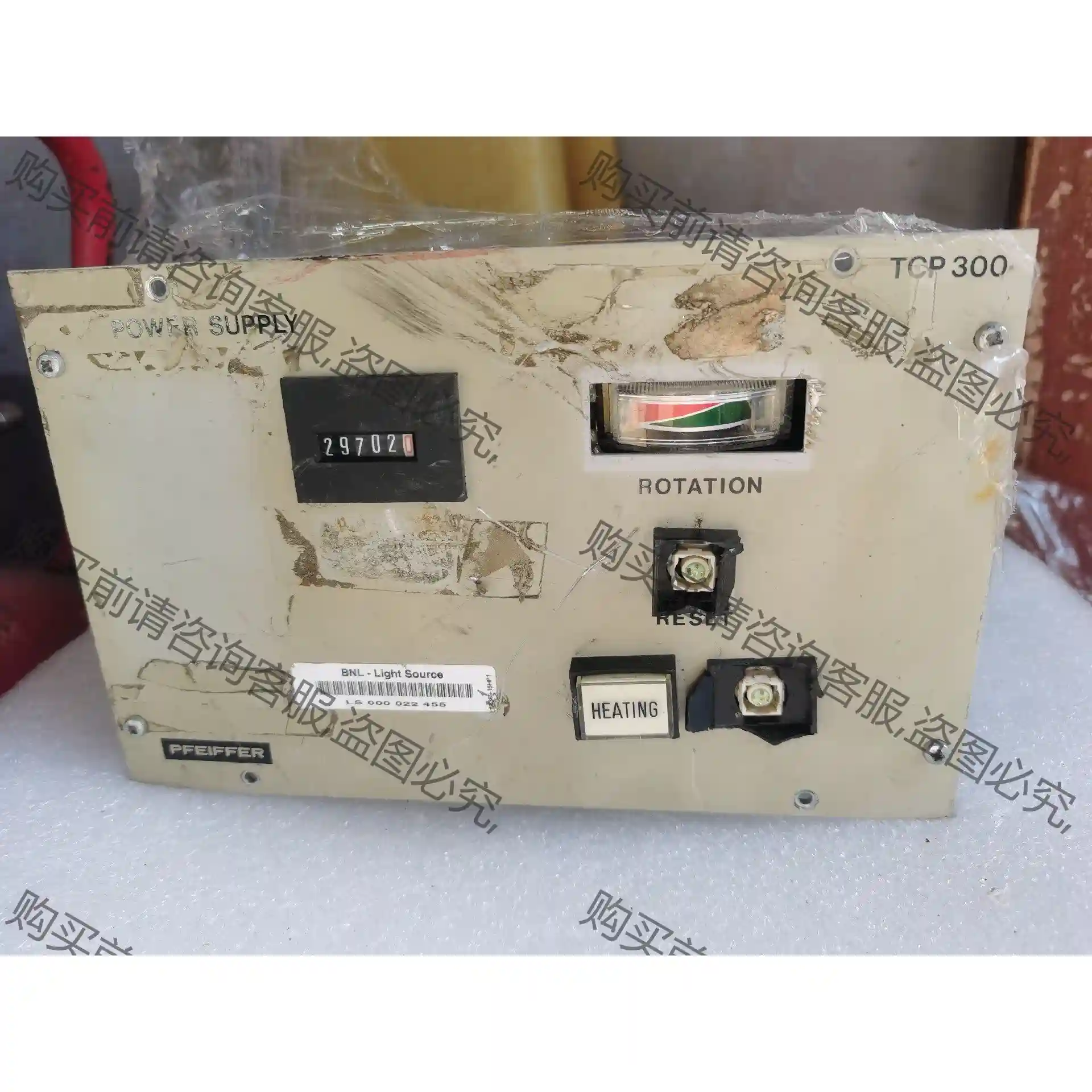 普发分子泵控制器TCP300，二手拆机。实物照片800元一个 先议价