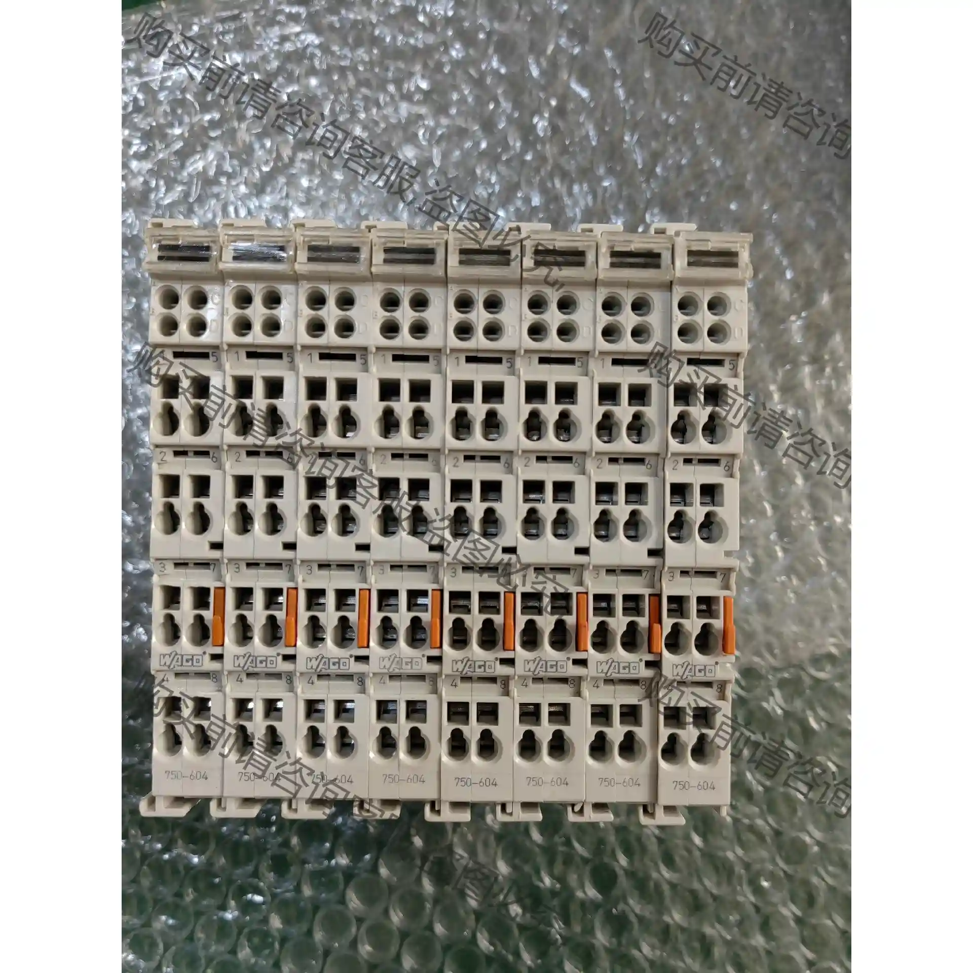 二手拆机万可WAGO模块 750-604成色如图 有质保 图 先议价 包上机