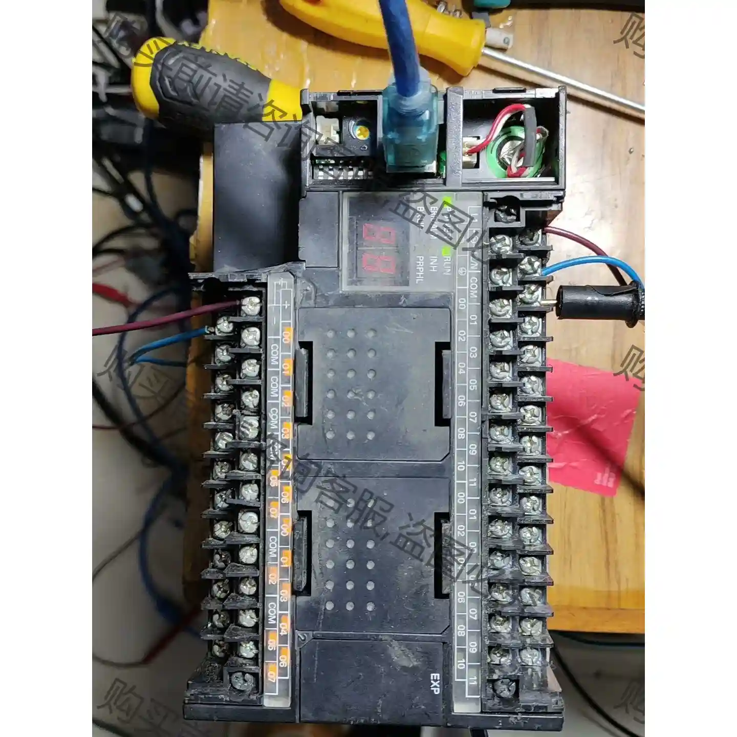 欧姆longPLC CP1H-X40DR-A 设备上拆机。经过测试 先议价 包上机