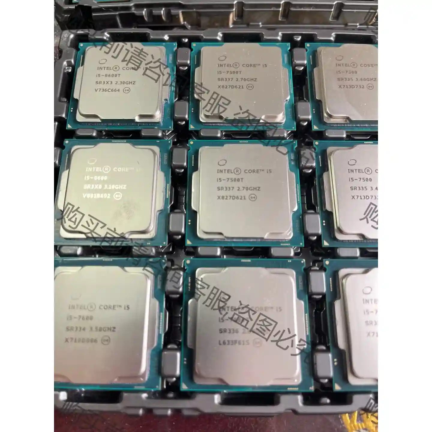 到了一些台式机处理器，有i3 9300 9350K 6100 先议价 包上机好用