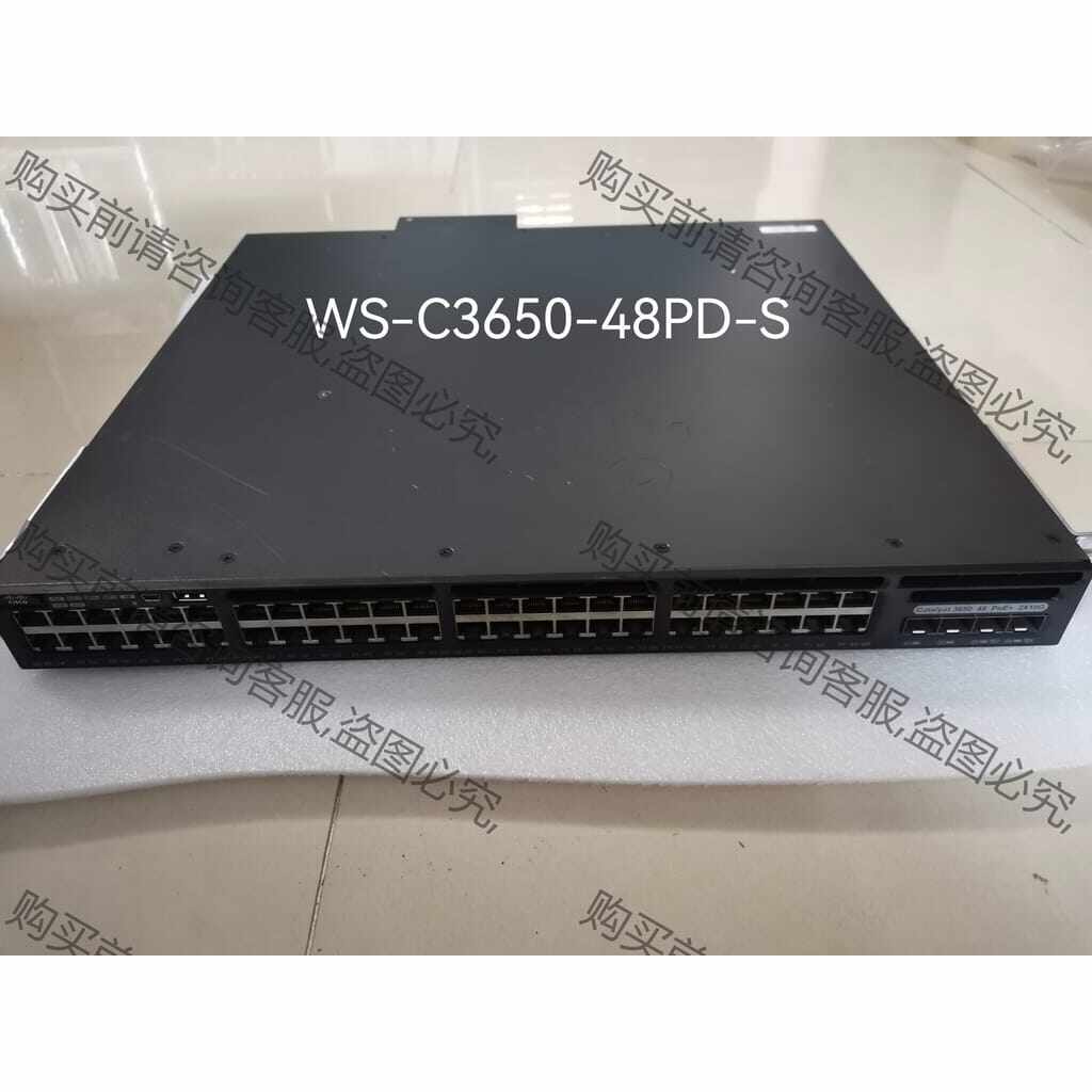 功能正常议价 Cisco WS-C3650-48PD-S原装二手测试好 成