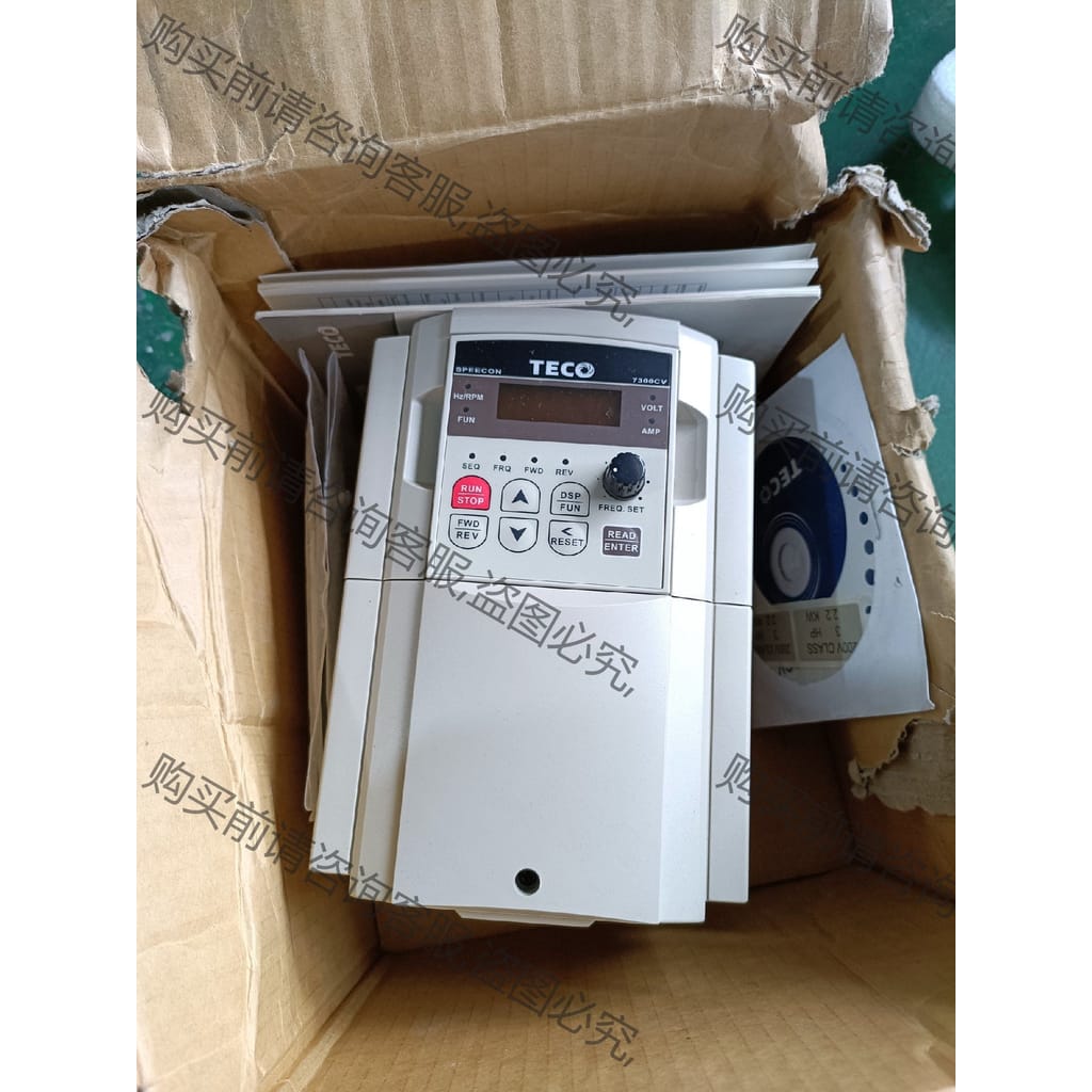 功能正常议价 东元7300CV变频器JNTHBCBA003AC-U-.工程