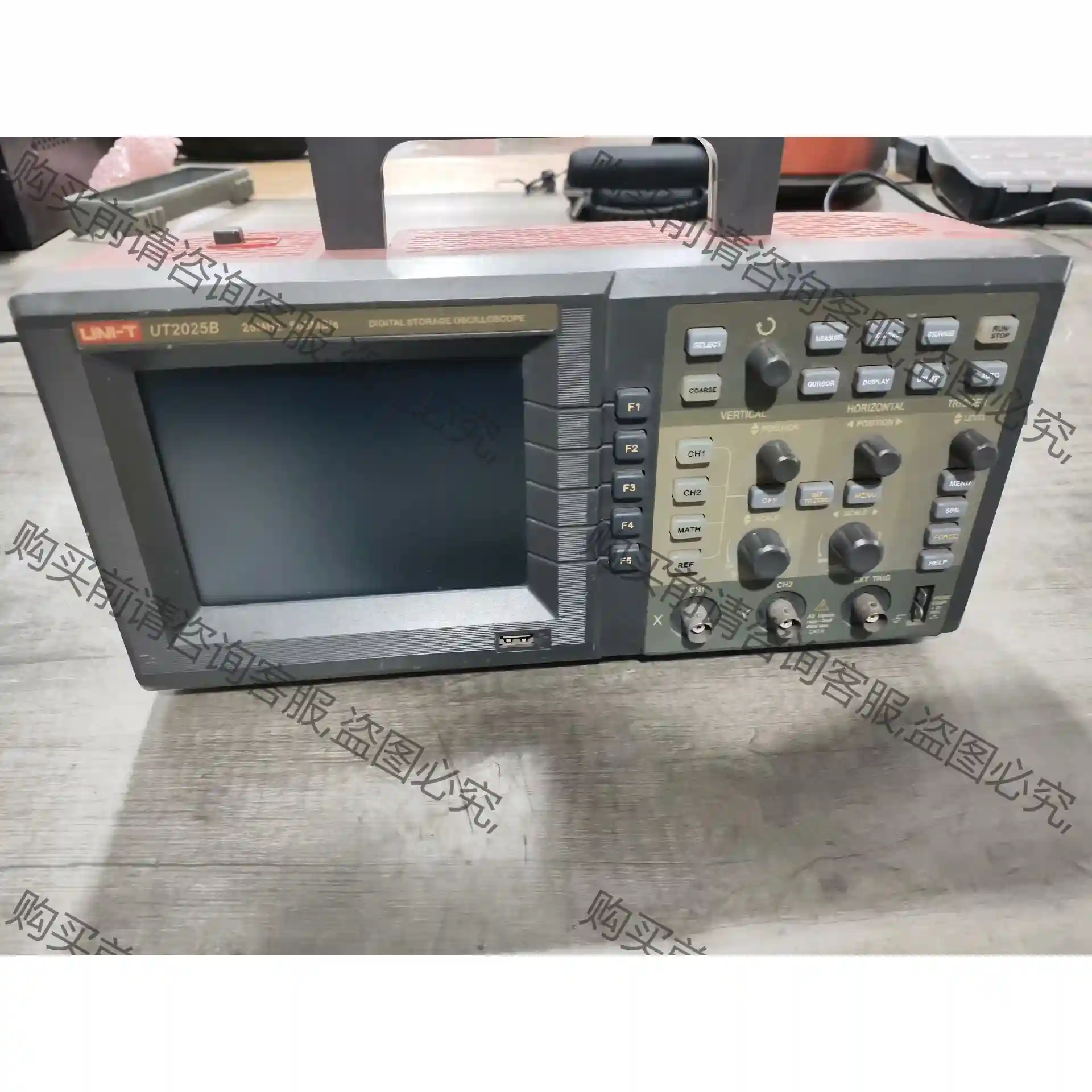 优利德 UT2025B示波器 25MHz 250MS/s， 先议价 包上机好用