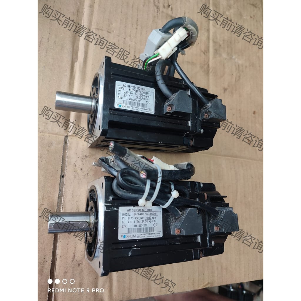 功能正常议价 BPTA007GCA5D1 台湾赐福750w伺服电机，拆机的