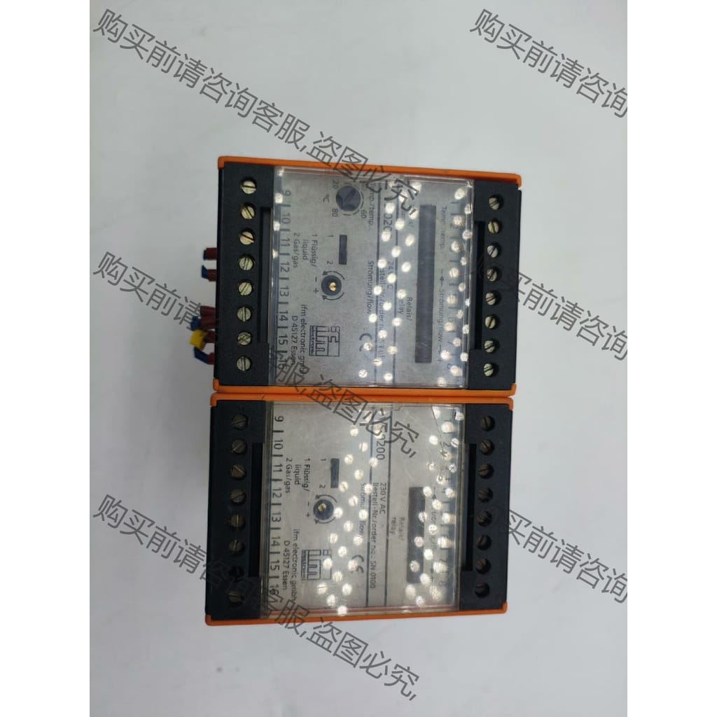 功能正常议价 IFM易福门流量传感控制器SR0101 SN0100一手拆机