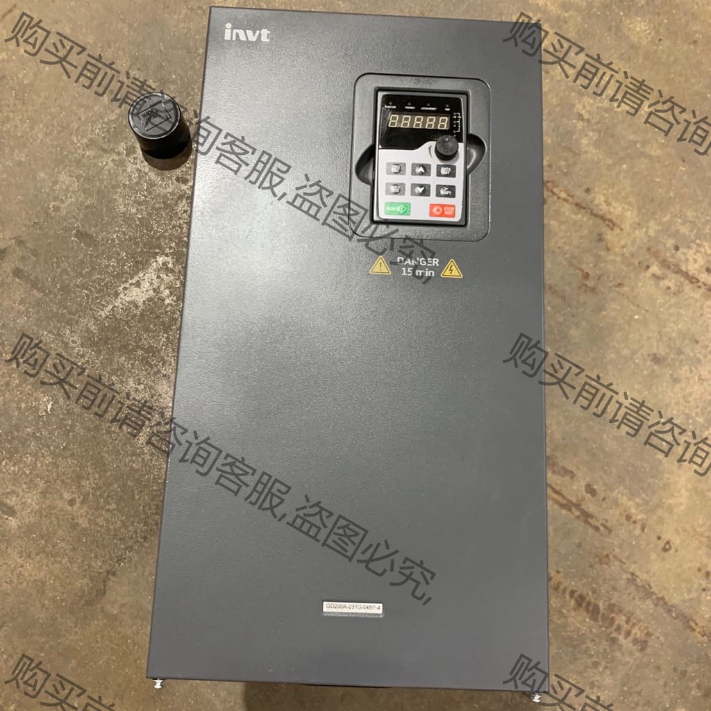 功能正常议价 英威腾GD200A变频器37KW，实物拍摄，9成新，标签没