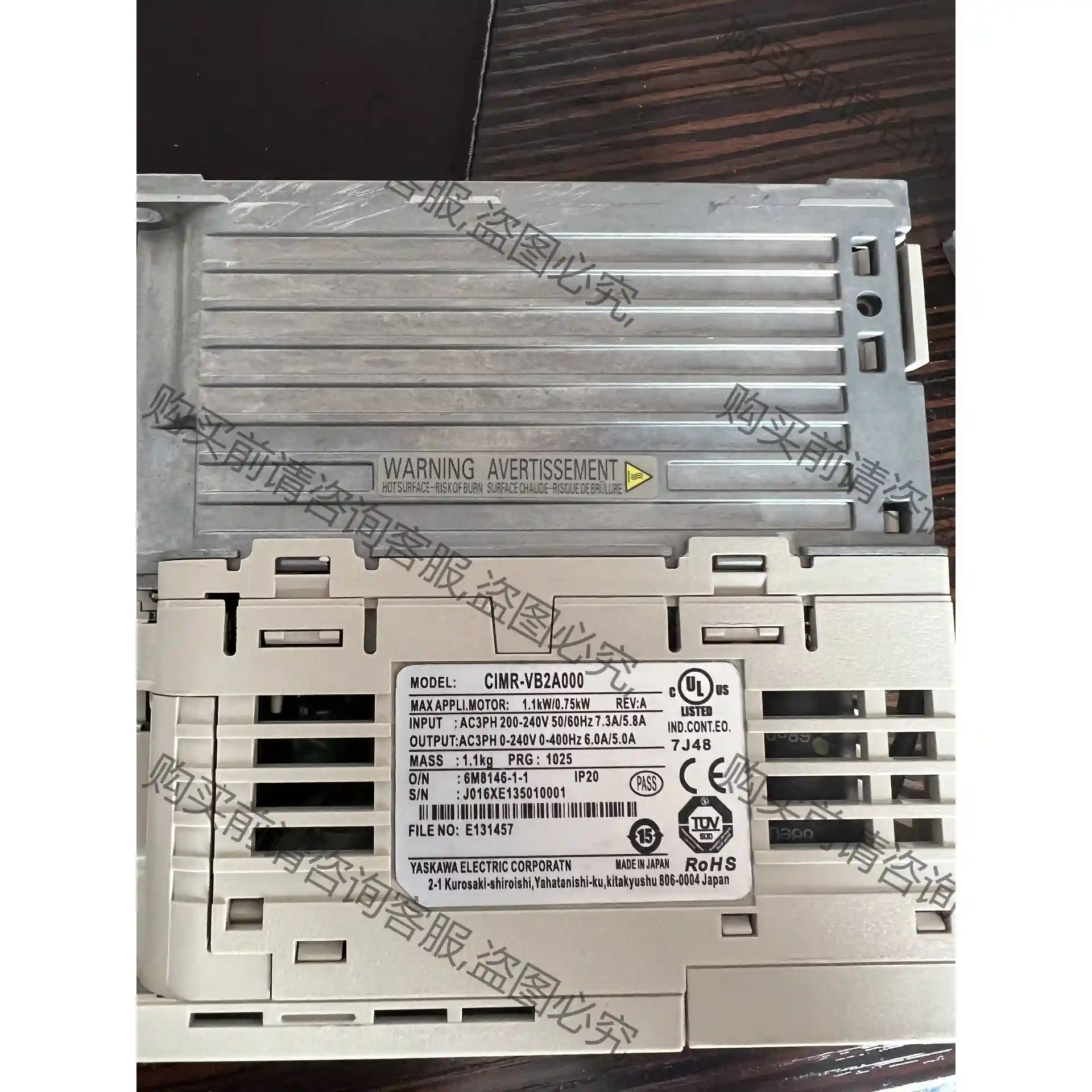 原装安川变频器CIMR-VB2A000 先议价 包上机好用