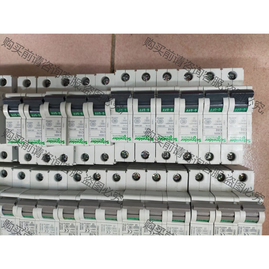 功能正常议价施耐de1P空气开关mart C10拆机的有112个，C65N