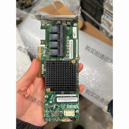 功能正常议价 原装Adaptec ASR-71605 1G缓存 16口阵列