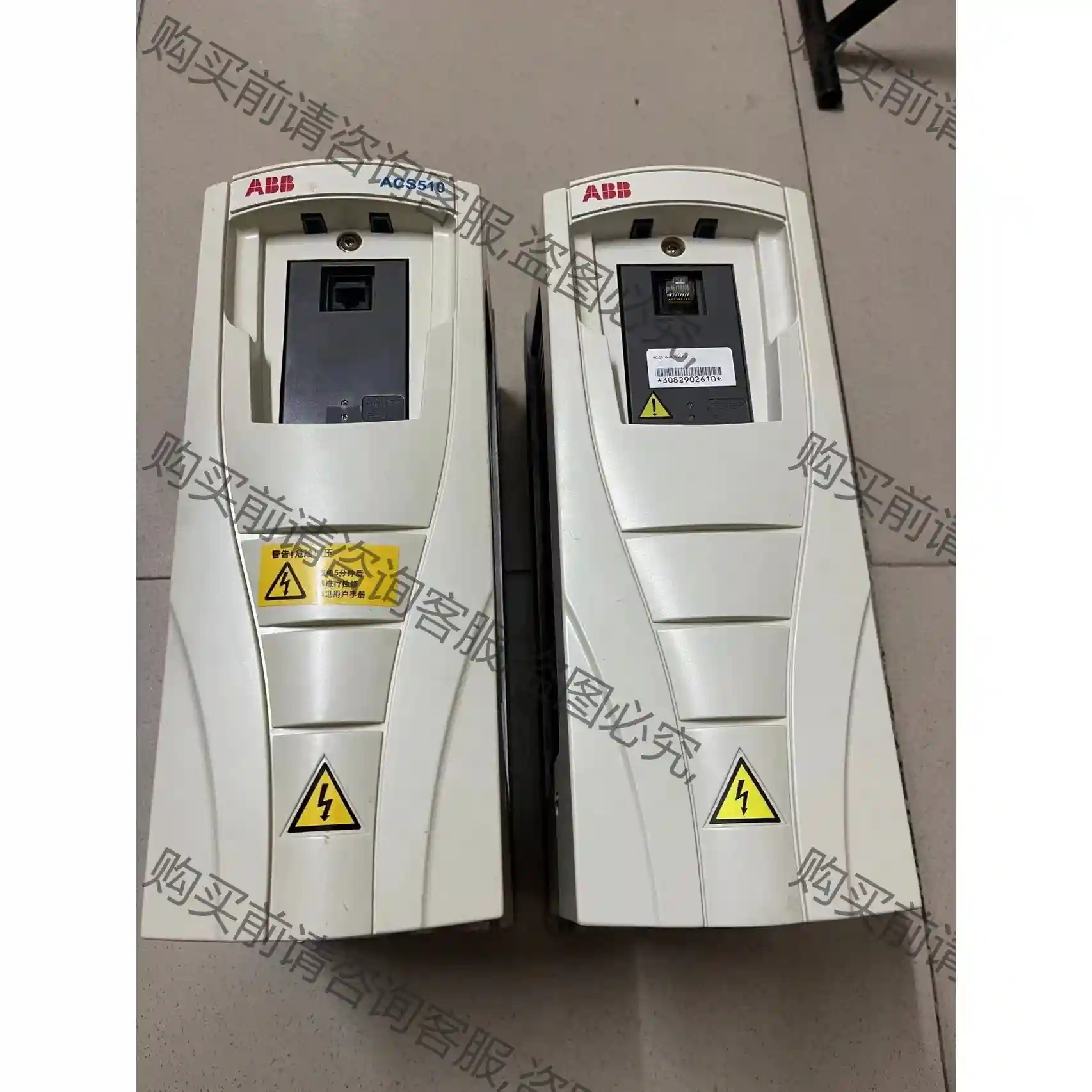 2个AB变频器ACS510-01-07A2-4功率3KW 先议价 包上机好用