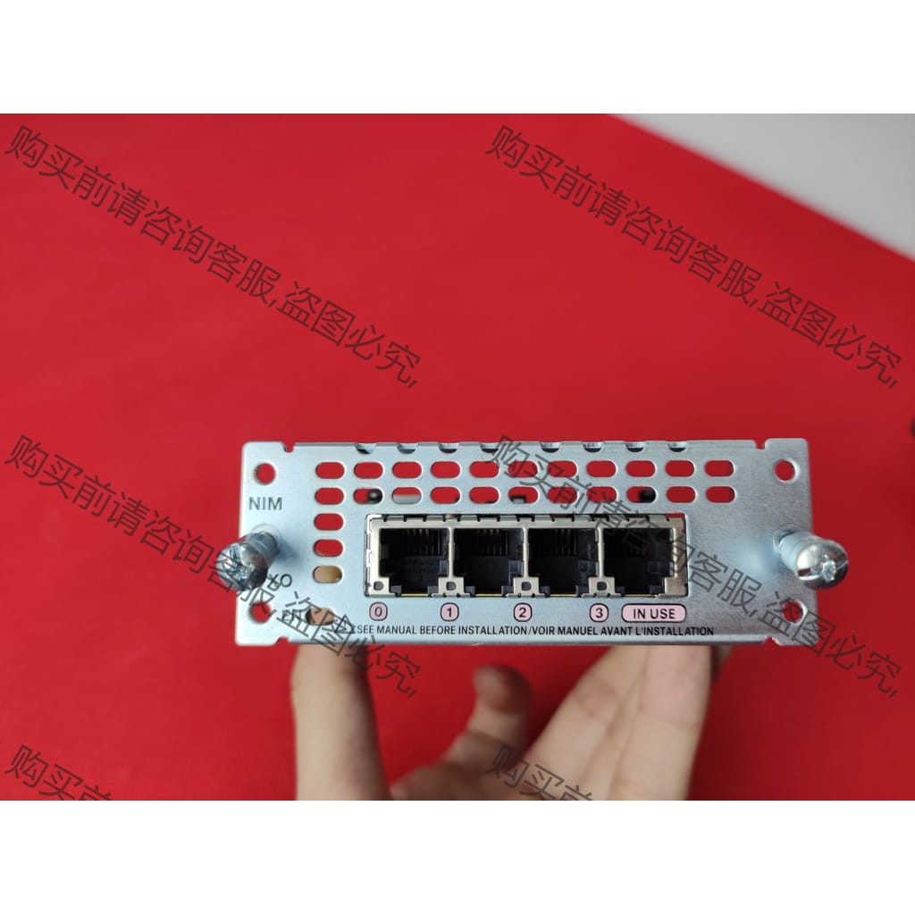功能正常议价 思科 NIM-4FXO 成色如图所示 包好测试OK 可以