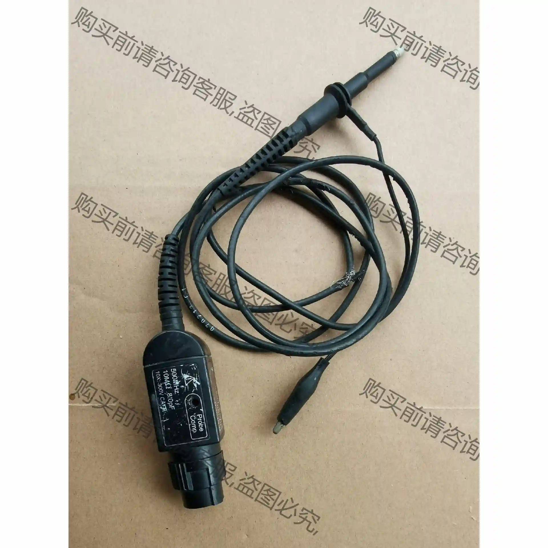 泰克p6139b示波器探头，货场来源，成色如图，线身有多次破 先议