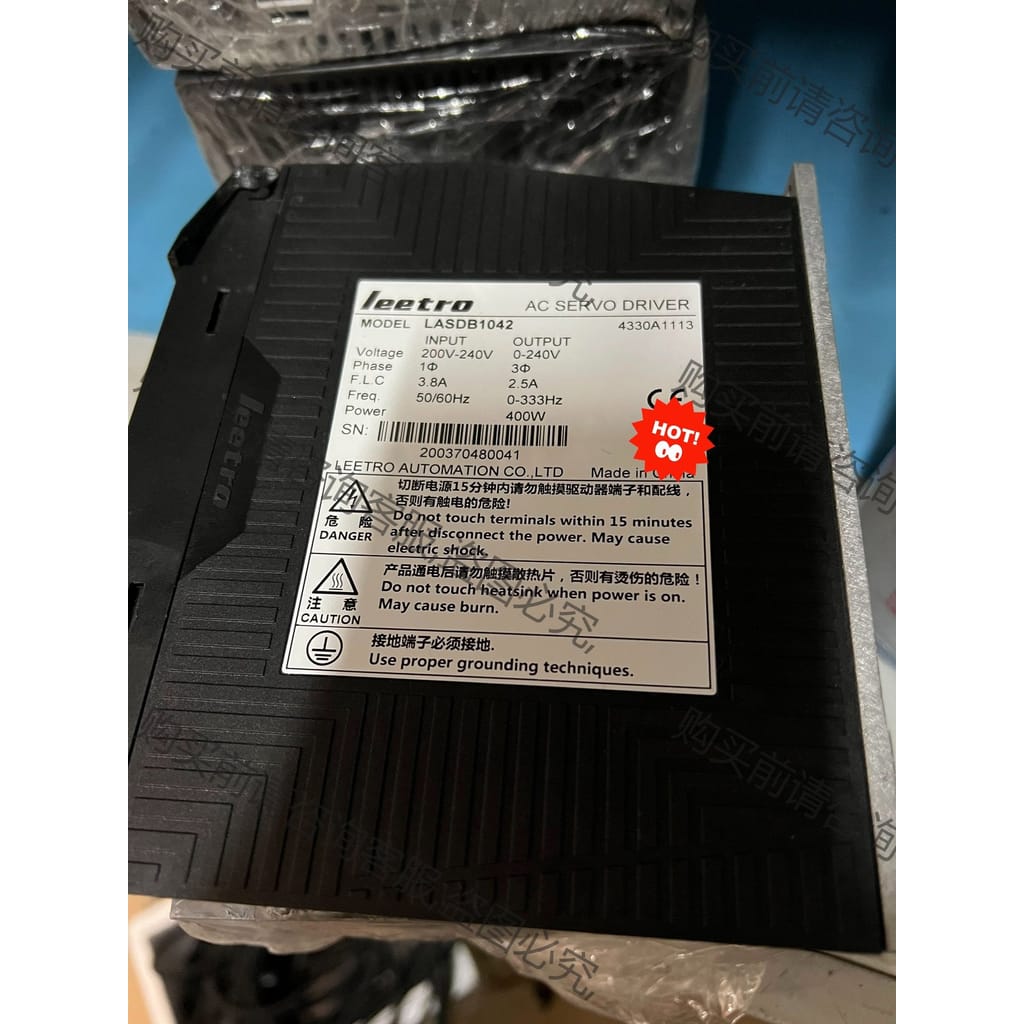 功能正常议价 乐创伺服400W LASDB1042 LDB1S1092 L