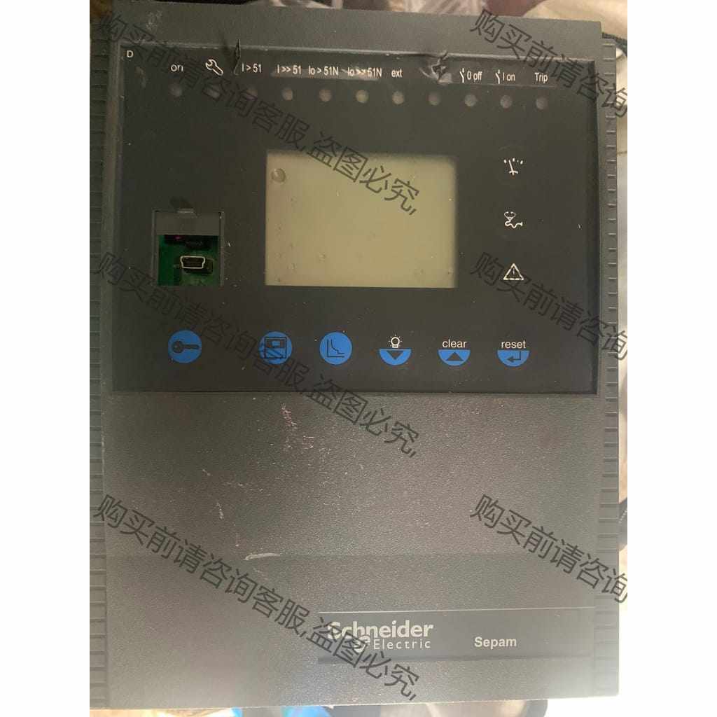 功能正常议价 拆机施耐de Sepam 59607/MES114