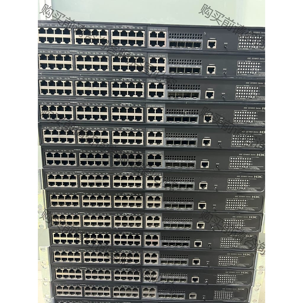 功能正常议价 H伞 S3100V3-28TP-PWR-EI 原厂保修到2