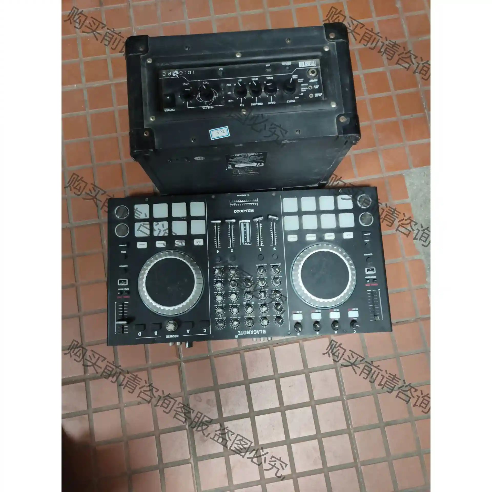 意大利Blacknote mdj8000数码打碟机 内置声卡 先议价 包上机好用