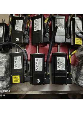 功能正常议价 二手安川100w电机 SGMJV-01ADL21， SGMJ