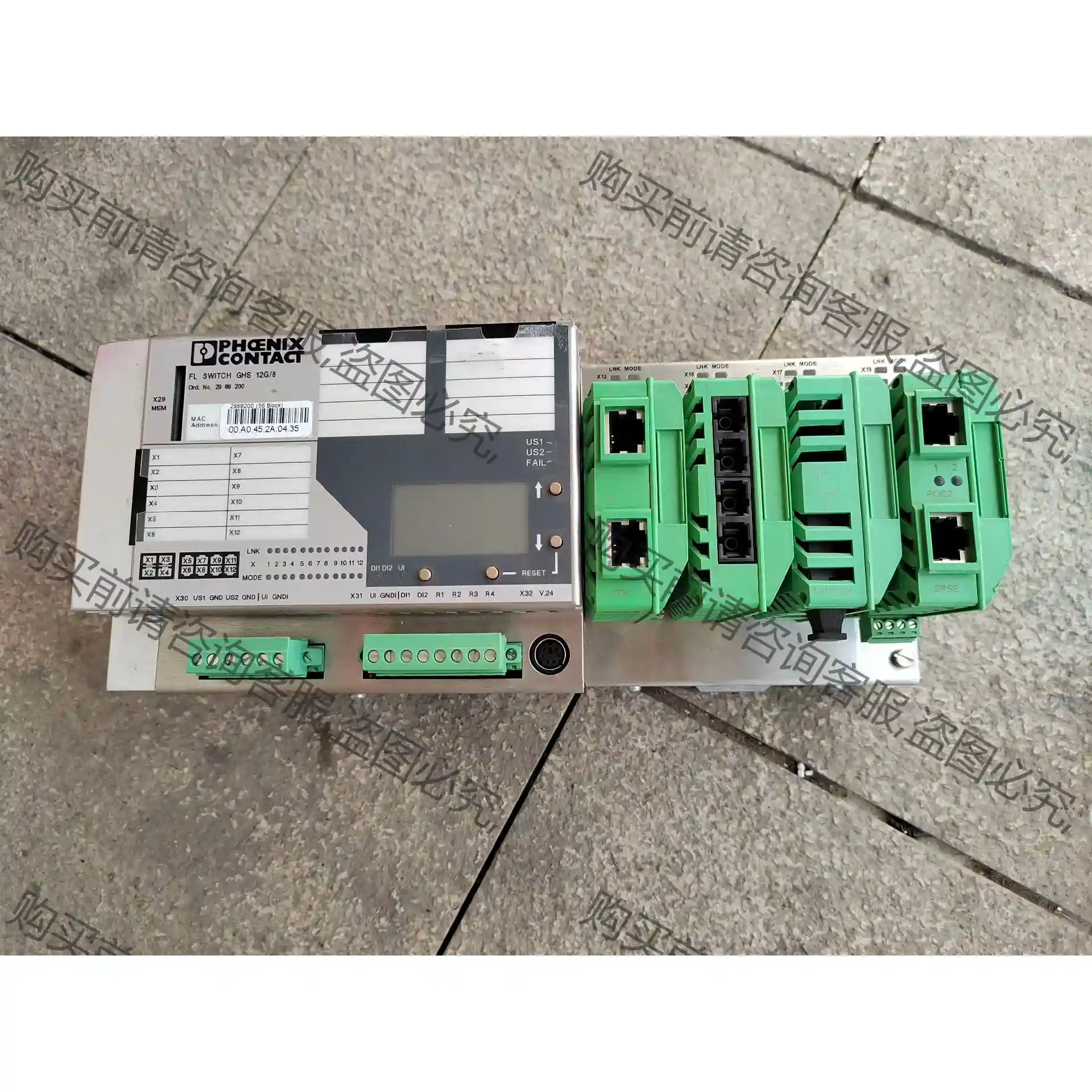 菲尼克斯交换机FL SWITCH GHS 12G/8 先议价 包上机好用