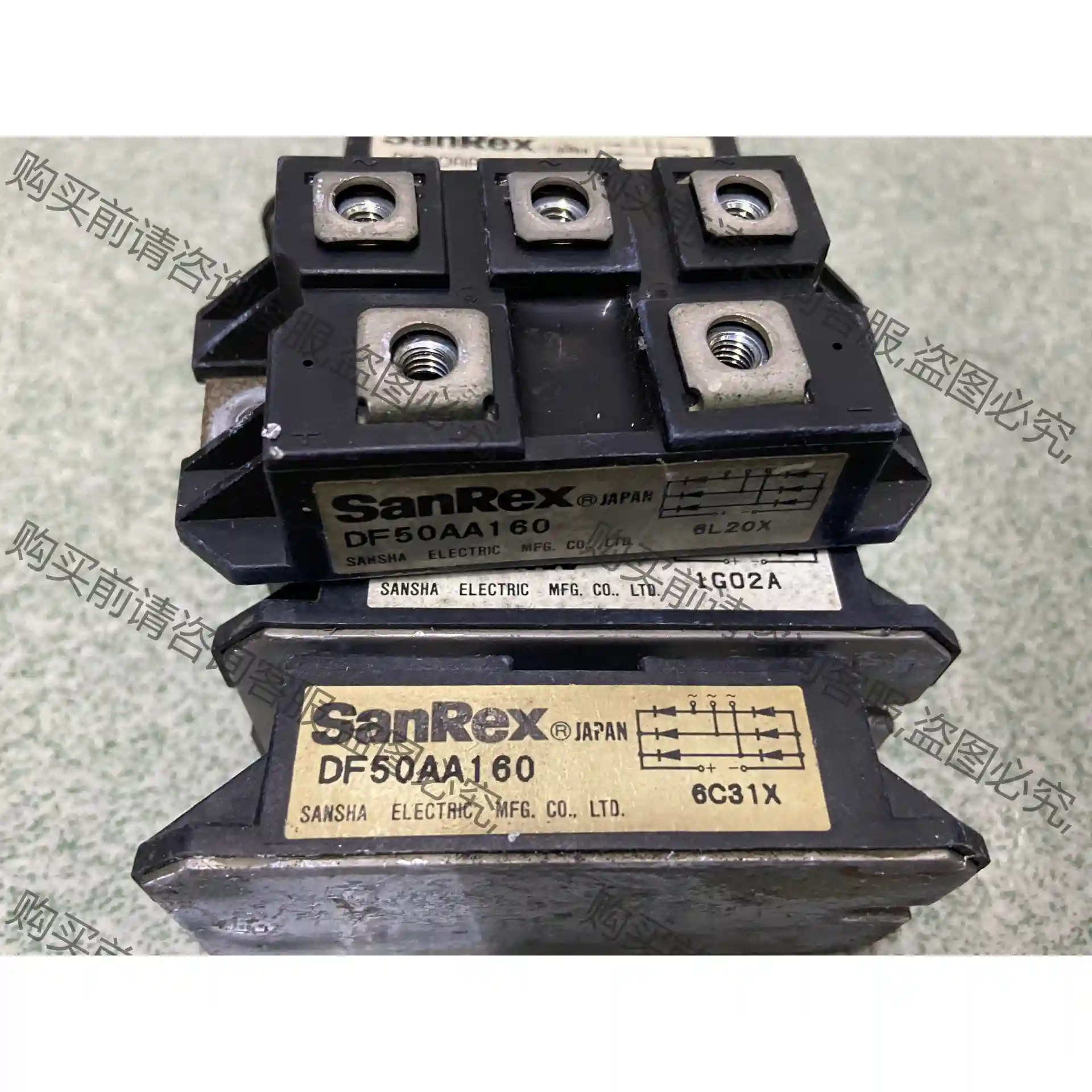 DF50AA160，50A1600V，三相桥，SanRex， 先议价 包上机好用