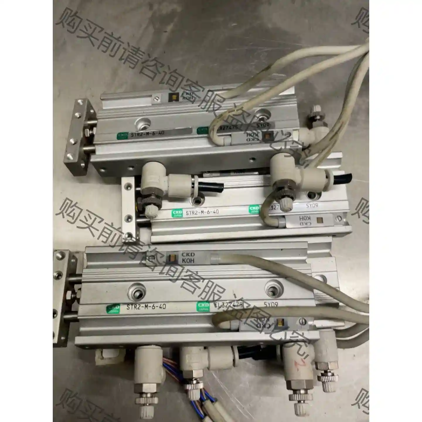 CKD气缸STR2-M-6-40，拆机下来的，还有十九个 先议价 包上机好用