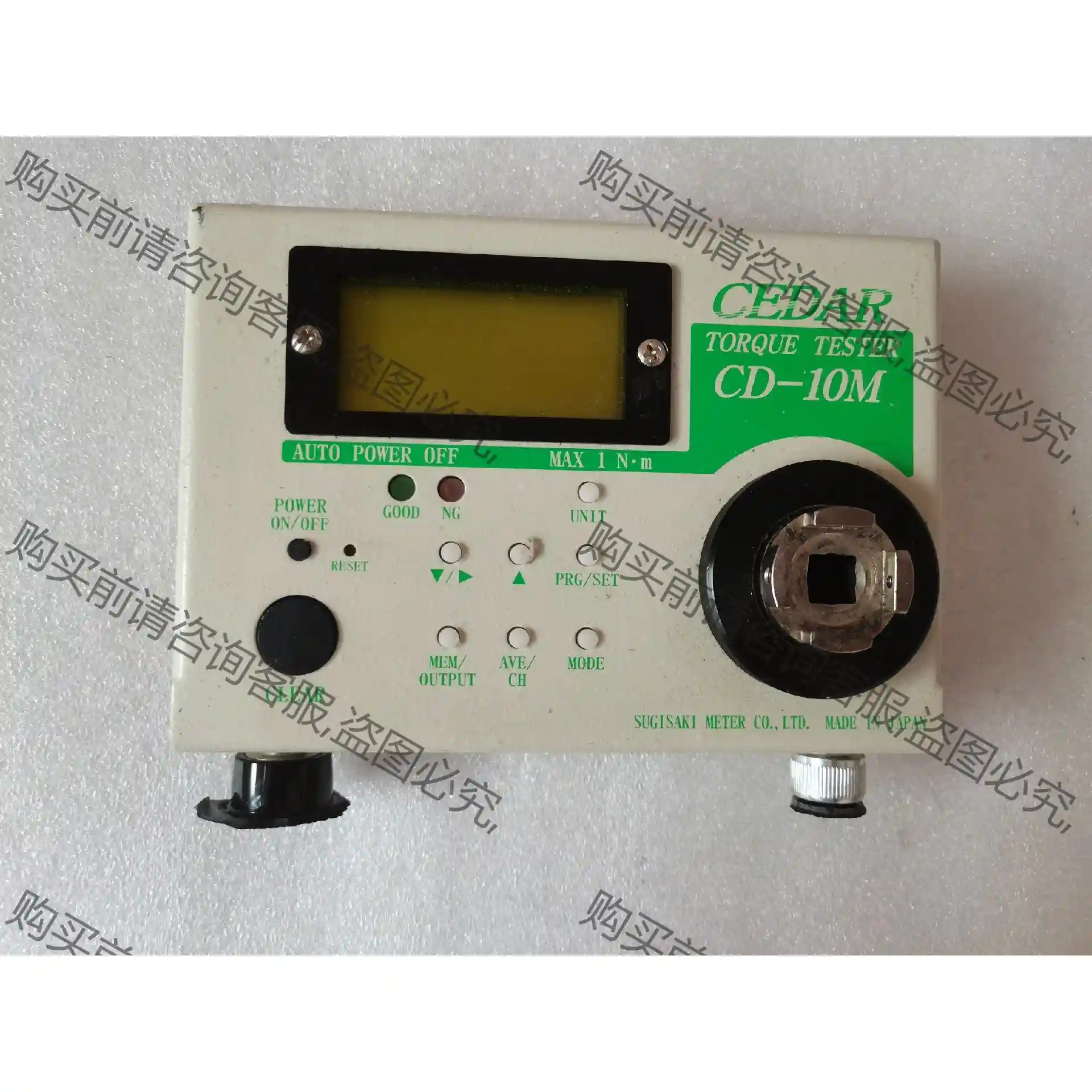 日本思达CEDAR数显扭力测试仪CD-10M，成色如图，没有 先议价 包