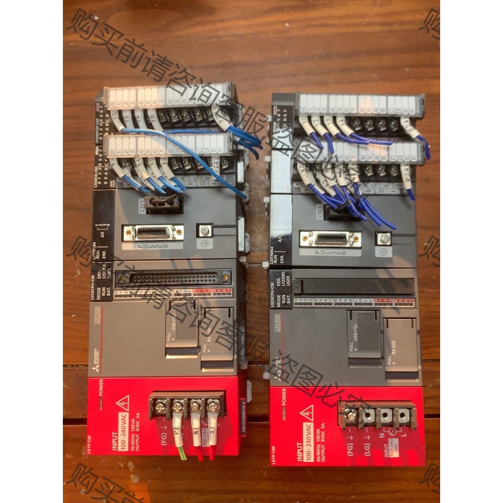 功能正常议价 三凌PLC、品牌型号 电源L61P-CM、主机L02SCPU