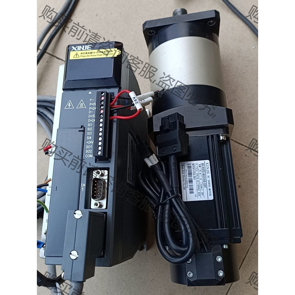 功能正常议价 信捷0.75KW伺服电机MS-80STE-M02430B-2