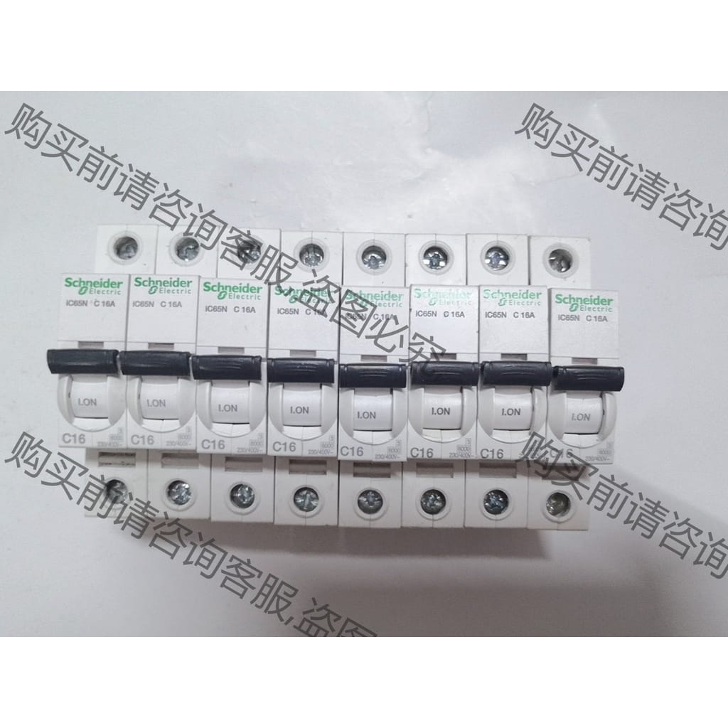 功能正常议价 施耐de1P空开断路器开关10A,16A，八九成新，保正品