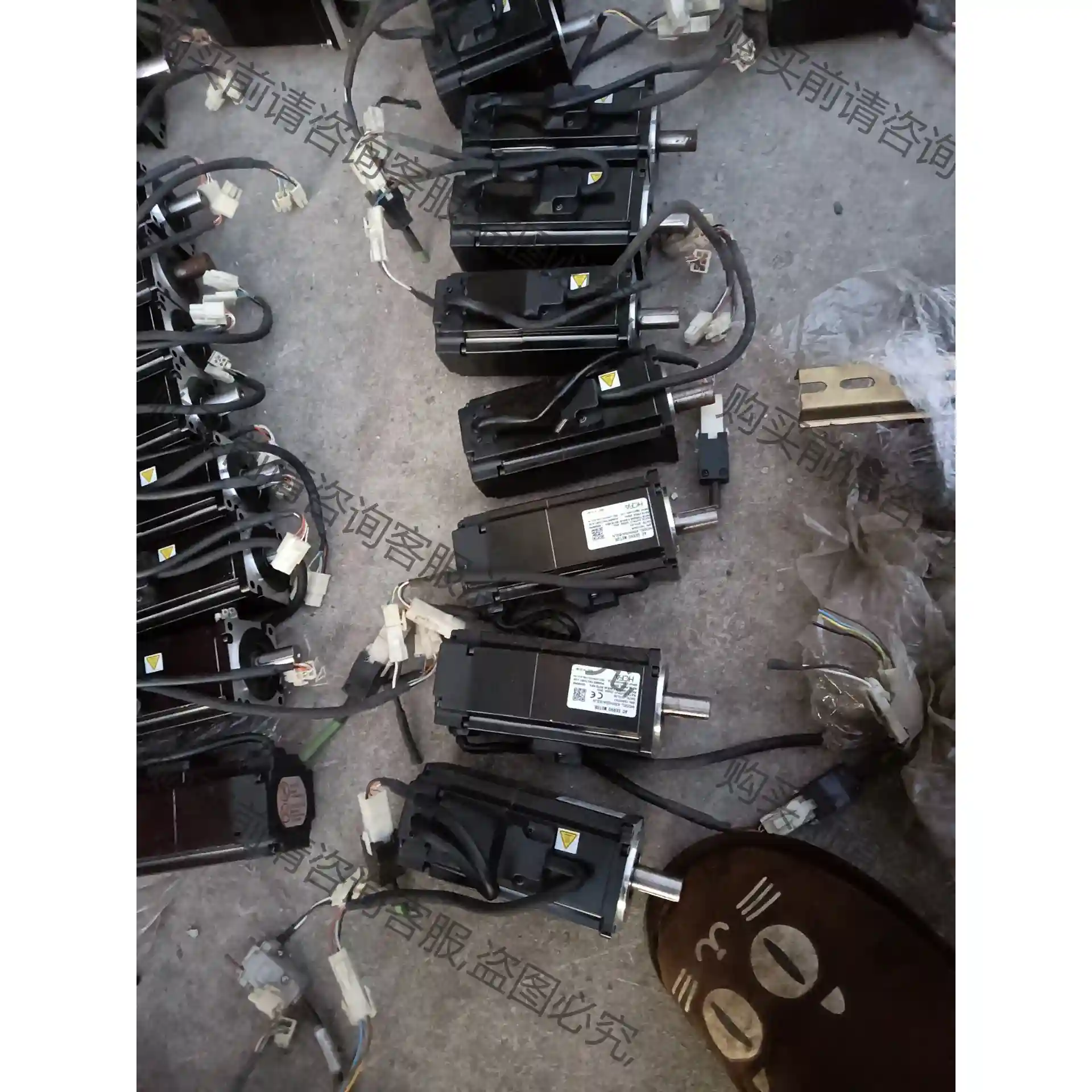 HCFA合川200W刹车伺服电机X5MH20A-B2LN 先议价 包上机好用