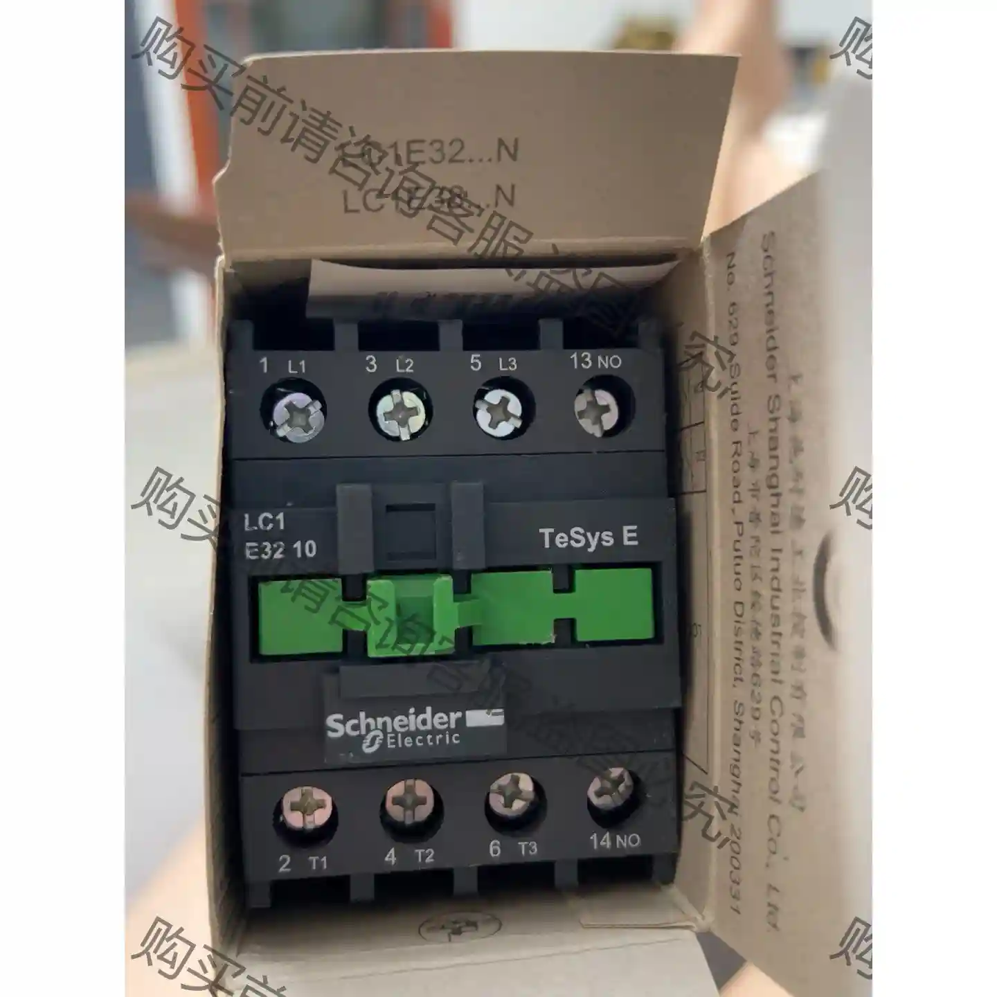 全新施耐de交流接触器LC1E3210M5N AC220V 全 先议价 包上机好用