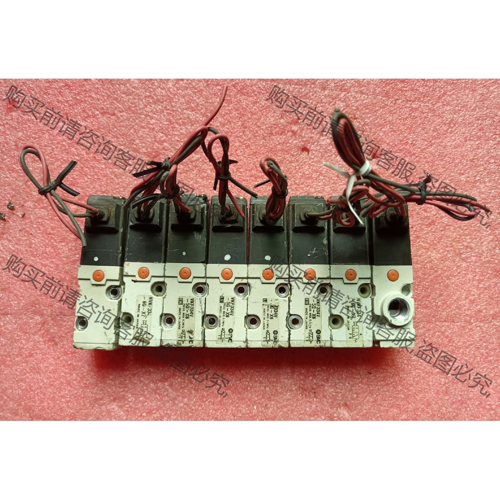 功能正常议价二手SM电磁阀VKF334V--5G-X6：4位;NVKF