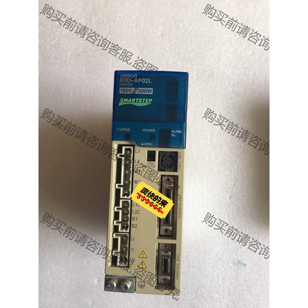 功能正常议价 欧姆long伺服驱动器R7D-AP02L，200Ｗ，电压100V成